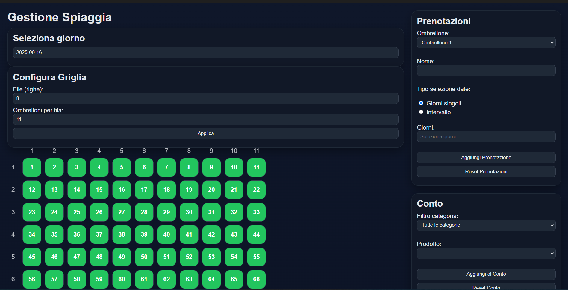MyLido - Schermata Home