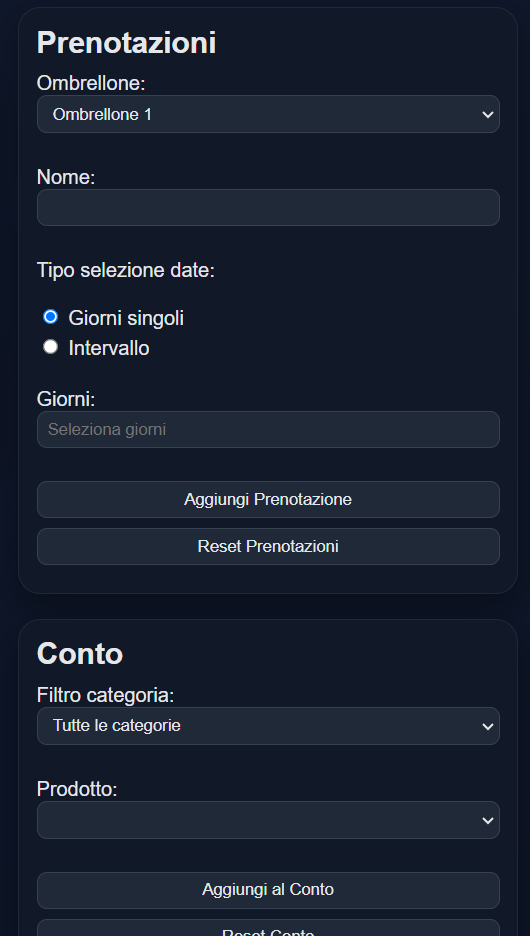MyLido - Gestione Conti